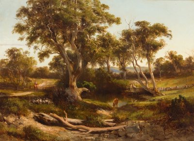 Sheep Wash in the Western District by Louis Buvelot